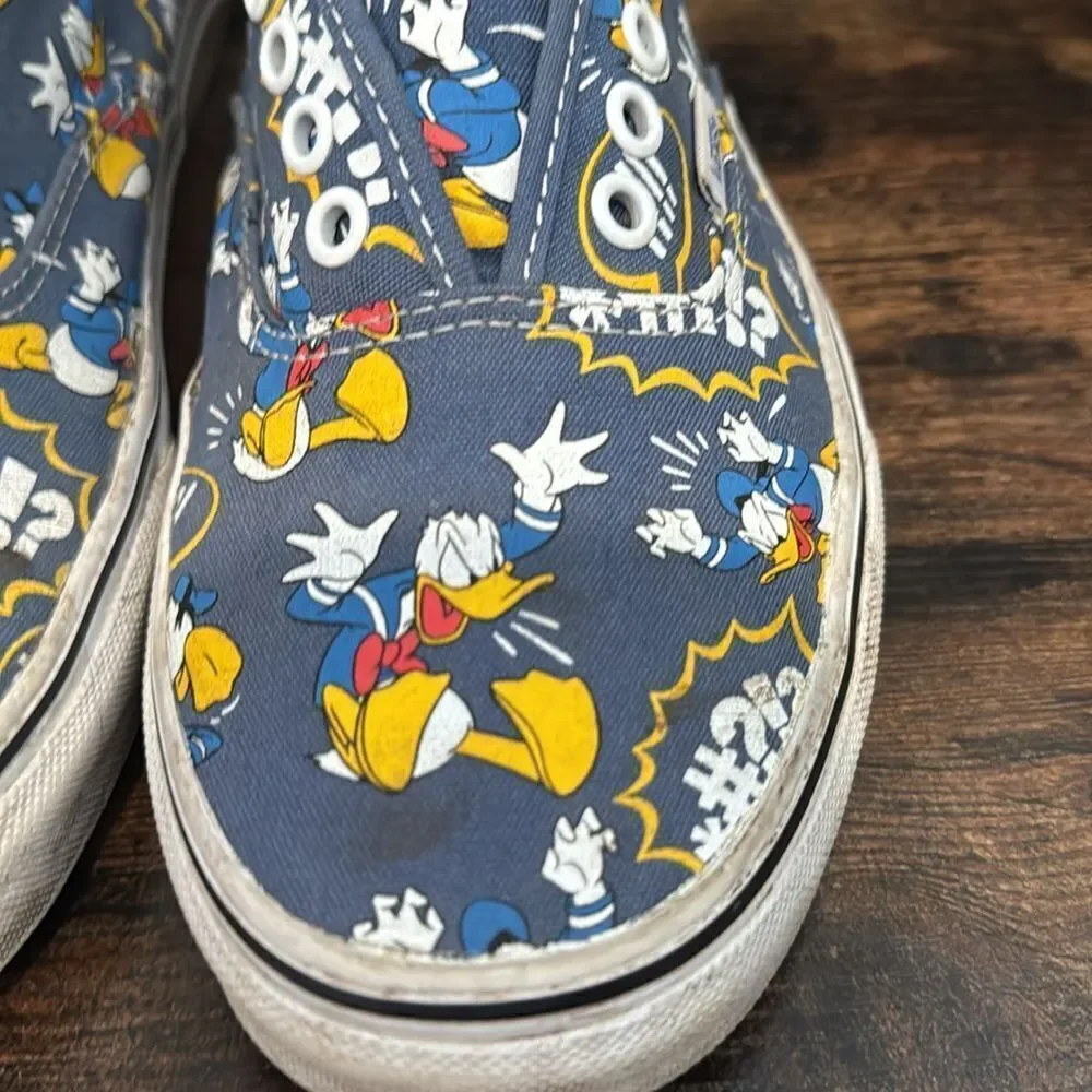 Vans X‎ Disney Donald Duck Sneakers size 11W/9.5 m